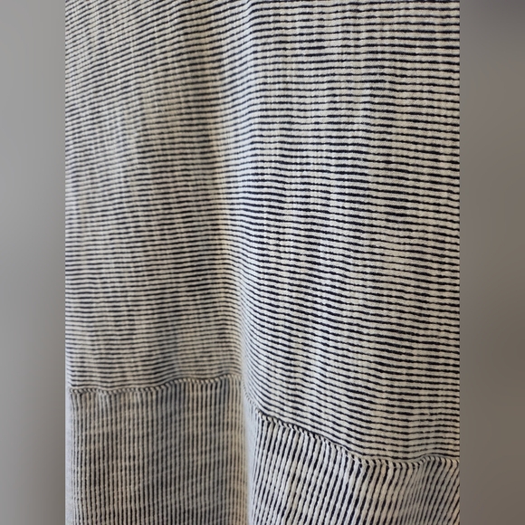 Kismet Blue-Gray Striped Mini Dress - Picture 5 of 7